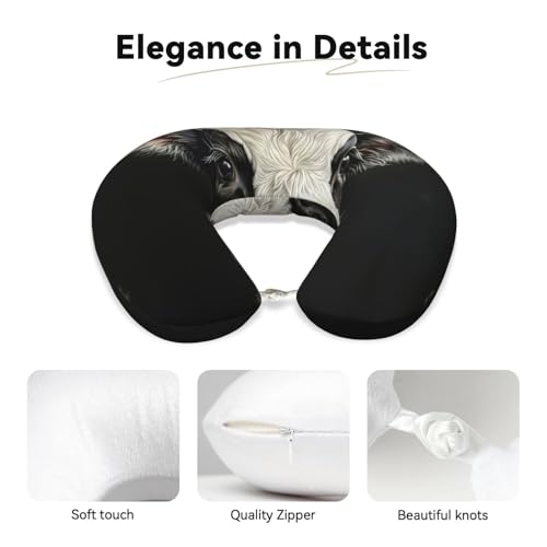 Almohada de espuma viscoelástica para cuello 30 cm x 25 cm miniatura 4