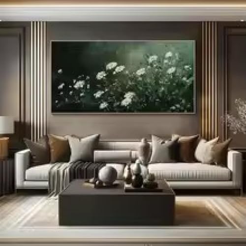 Art mural texturé à fleurs pour illuminer les petits espaces sans surcharger