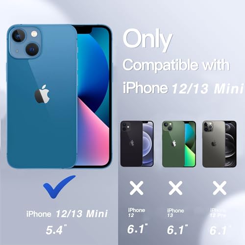 YmhxcY for iPhone 13 mini iPhone 12 mini Case Shockproof Dropproof Dust-Proof Drop Proof 3-Layer Durable Phone Case Heavy Duty Protection Phone Case Cover for iPhone 13 mini 5.4 inch-Black YmhxcY for iPhone 13 mini iPhone 12 mini Case Shockproof Dropproof Dust-Proof Drop Proof 3-Layer Durable Phone Case Heavy Duty Protection Phone Case Cover for iPhone 13 mini 5.4 inch-Black