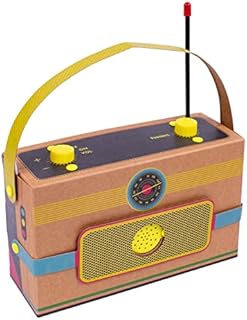 Fizz Creations Make Your Own Radio Crafting Kit. Build an Functioning FM Radio. Includes Card Body, Electric Components, Double Sided Tape & Full Instructions.