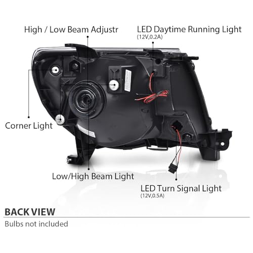 LED DRL Projector Headlights product image