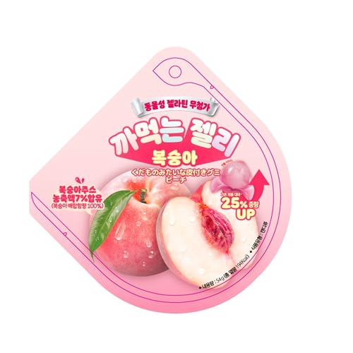 ベストブロス 果物みたいな皮付きグミ ピーチ味 54ｇ×10袋