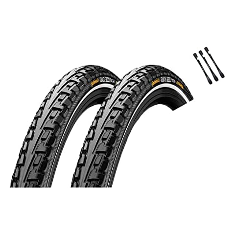 2er Set Continental Fahrradreifen Ride Tour 28 Zoll auswählbar mit Schläuchen + 3 MSZweirad Reifenheber Cover