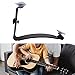 Black Guitar Stand Holder with Rubber Suction Cup, Electric Guitar Support, Aluminum Guitar Stand for Indoor Performance, Guitar Holder for All Guitars