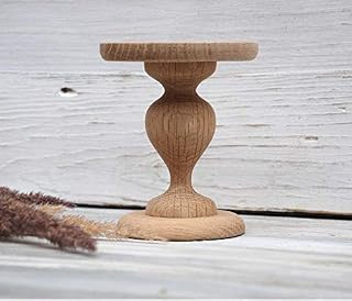 4" inch Wooden cupcake stand,mini cake stand,muffin pedestal,rustic cupcake stand,smash cake stand,small cupcake stand,oak cake stand