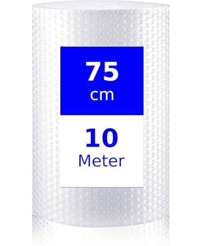 MOMENT Bubble Wrap Roll 75cm x 10 meter Air Bubble Wrapping Roll Durable Lightweight Shockproof Protective Packaging Cushioning Wrap for Packing Moving Shipping Storage (30 inch Wide Clear)