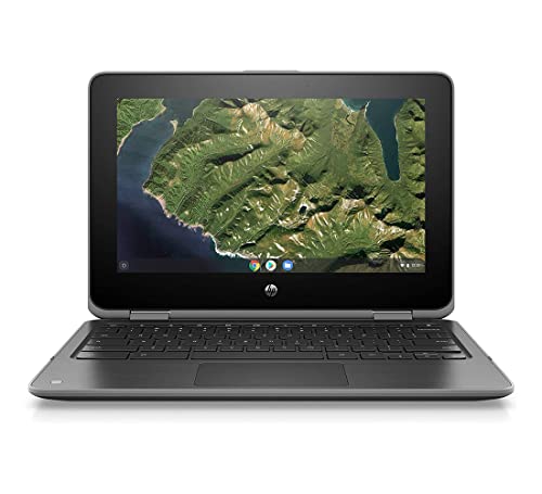 Image of HP Chromebook x360 11 G2 11.6 inch HD, Celeron N4100 1.1GHz 4GB RAM, 32GB Solid State Drive, Chrome OS, CAM, Touch, (Renewed)