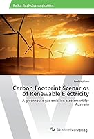 Carbon Footprint Scenarios of Renewable Electricity 363987143X Book Cover