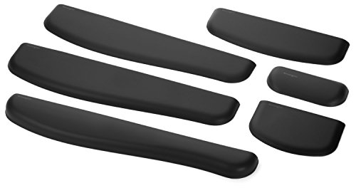 Image of Kensington ErgoSoft Wrist Rest for Slim Mouse /Trackpad, Black (K52803WW) (Pack of 6)