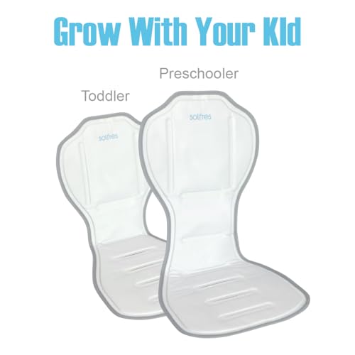 Coussin de refroidissement pour siège auto et poussette bébé avec dos antidérapant - 4