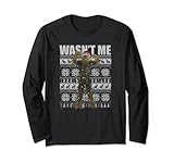 Star Wars Christmas Chewbacca Ugly Sweater Style Long Sleeve T-Shirt