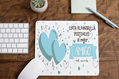 SAQUITOMAGICO Alfombrilla para Raton Personalizada para tu Familiar o Persona Favorita. (Amigo)