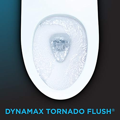 Toto Cst746Csmfg.10#01 Drake Two-Piece Elongated Dual Flush 1.6 And 0.8 Gpf Universal Height Dynamax Tornado Flush Toilet For 10 Inch Rough-In With Cefiontect #TOP4