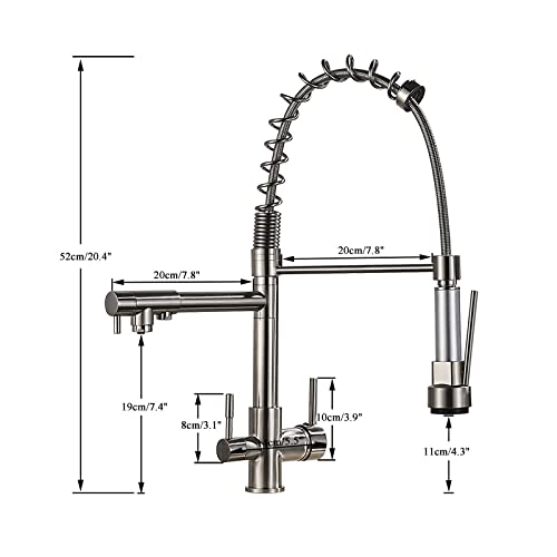 Filtre à eau robinet de cuisine pull down pour éliminer les bouteilles plastique - 3