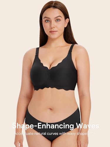 Angelhood Nursing Bras for Breastfeeding Ultra Comfort Seamless Maternity Bra Pack Wireless Pregnancy Bralette Bra Extender3