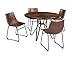 Signature Design by Ashley Mid Century Centiar Dining Room Table, Brown