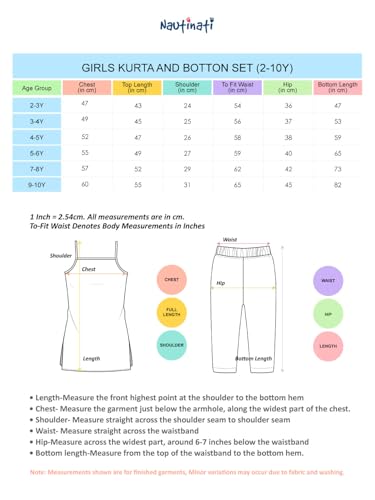 Image of Nautinati Girls Nauti Nati Girls Printed V Neck Pure Cotton Kurti With Sharara Dupatta