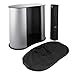 Produktbild BananaB Messetheke faltbar 93 x 91 x 44.5 cm Tragbar counter table stand display Kapazität 60kg Promotionstand Promotion Exhibition Counter mit Tasche (silber)