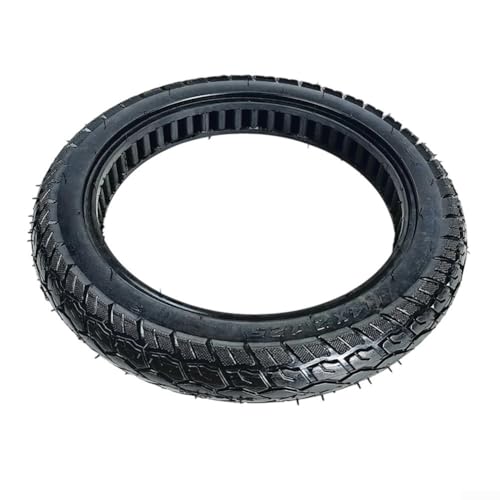 TDCuizent 14 Inch Solid Rubber Bicycle Tire Electric Scooter Tire 14x2.125 (57-254) Anti-Puncture Replacement Wheel For Electric Bikes Scooters Black 320x52mm Tubeless All-Season