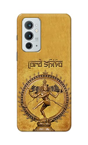 Image of PRINTFIDAA Lord Shiva As Nataraj Printed Designer Hard Case for OnePlus 9RT 5G Back Cover -(e) RPM1004