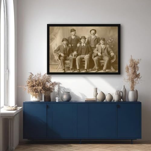Toile The Wild Bunch Butch Cassidy résout le problème des murs vides grand format - 4