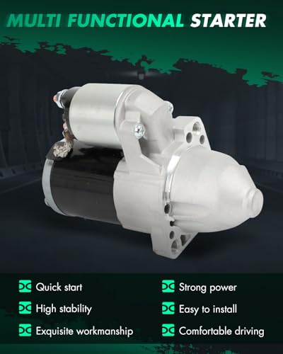 Image of SCITOO Starter Motor fit for Mitsubishi for Lancer 2.0L 2008-2011,for Mitsubishi for Lancer 2.4L 2009-2011,for Mitsubishi for Outlander 2.4L 2008-2010 Replacement Starter 19037