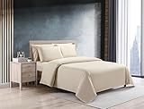 kathy ireland Cool Max 6 Piece Ultra Soft Sheet Set, Sand - King