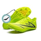 Sonic Cat Track and Field Shoes Men Women Kids Spikes Sneakers Full-Length Carbon Plate Track Race Jumping Sneakers Girls Professional Running Tarck Spikes Shoes for Men Women Kids