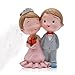 OCDSLYGB Topper per Torta Nuziale, Wedding Ornaments Resina Sposa Sposo Matrimonio Decorazioni Compleanno Cake Toppers Usato per Festival, Ornamento Anniversario
