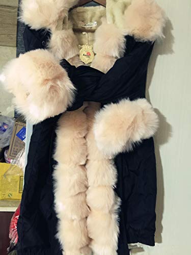 Roiii Women Thicken Warm Winter Coat Hood Down Parka Faux Fur Outdoor Overcoat Long Jacket Outwear #TOP7