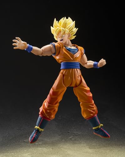 TAMASHII NATIONS – Dragon Ball Z – Super Saiyan Son Goku -The Games Begin- S.H.Figuarts Action Figure
