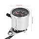 Keenso Motorrad Tachometer, Motorrad 65mm Wasserdicht Tachometer LED Mechanik Kilometerzähler mit Indikator