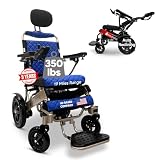 Electric Wheelchair for Adults with Auto Recline, Remote Control, Headrest, Up to 19 Miles Range, 140 kg Capacity, 45 cm Seat, IQ-9000 by Majestic