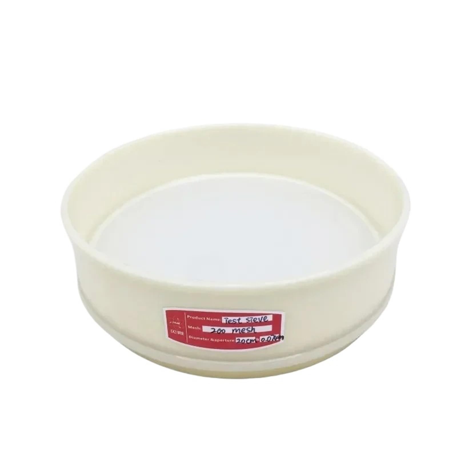 Setaccio di plastica for test ispezione standard campionamento Telaio in (PVC) Schermo in nylon R20 cm 10-200 Mesh/Apertura 2-0,074 mm(160 mesh)