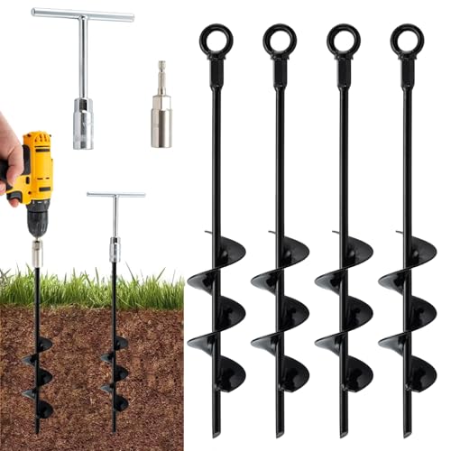 Ground Anchors Screw in 16 Inch