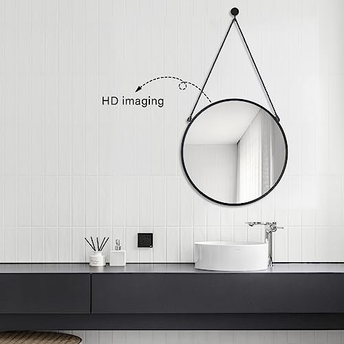 Miroir de salle de bain suspendu LONGWIN miroir géométrique - 4