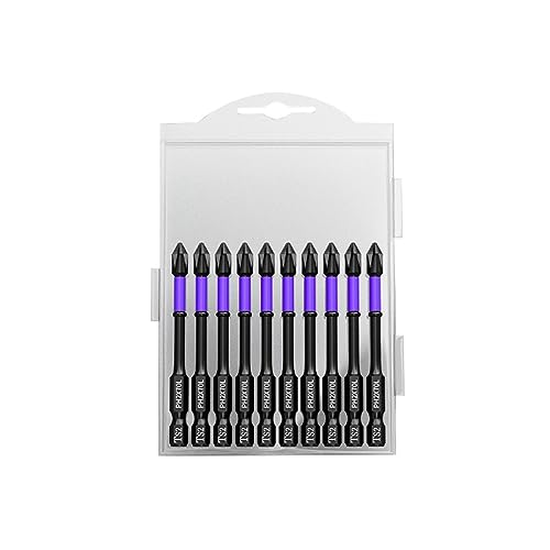BEEOFICEPENG PH2 - Punta magnética de destornillador de impacto, punta de taladro para atornillar, 70 mm, destornillador eléctrico, antideslizante, herramientas eléctricas duraderas