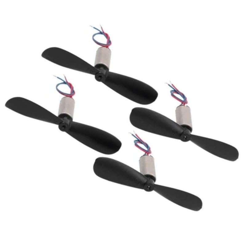 ERH India 1 Set Coreless Motor 3.7V DC 7x16MM High Speed 50000 RPM Micro Metal Motor with Helicopter Propeller for Quadcopter Drone Model and DIY Robotics Kit (B0D3LWK6MQ) Amazon Price History, Amazon Price Tracker