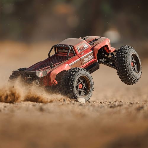 Image of ARRMA RC Truck Outcast 4X4 4S BLX 1 /10TH 4WD Stunt Truck RTR (Battery and Charger Not Included), Red, ARA4410V2T4