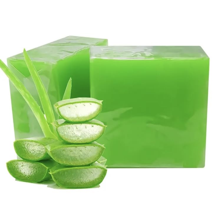 Image of Generic Soap de Aloe Vera Self- Care Jabon de Savila, hidratante y limpia tu piel, 1 Count (Pack of 1)