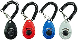 EcoCity 4-Pack Dog Training Clicker with Wrist Strap