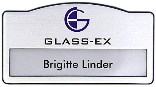 Plastique insignes d'identité avec aimant Schmalz pour supprimer les trous de badge