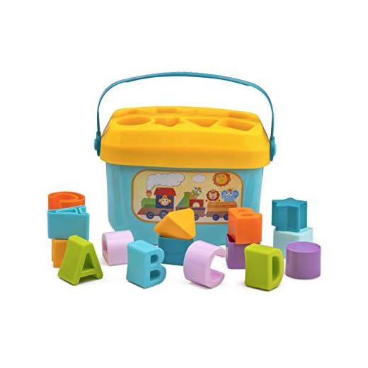 Playkidz Shape Sorter Baby and Toddler Toy, ABC and Shape Pieces, Sorting Shape Game, Developmental Toy for Children 18 Months+