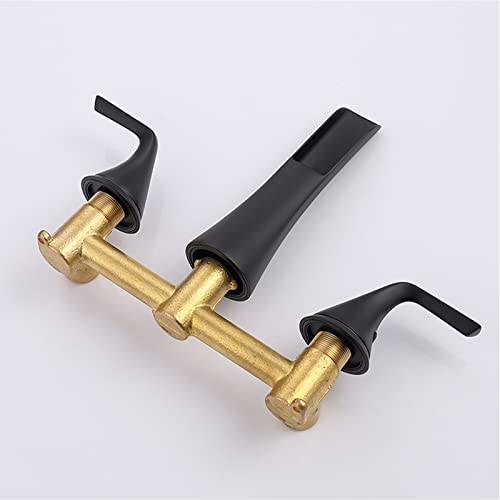 Grifo de baño cascada de pared para evitar salpicaduras y manchas de cal 4