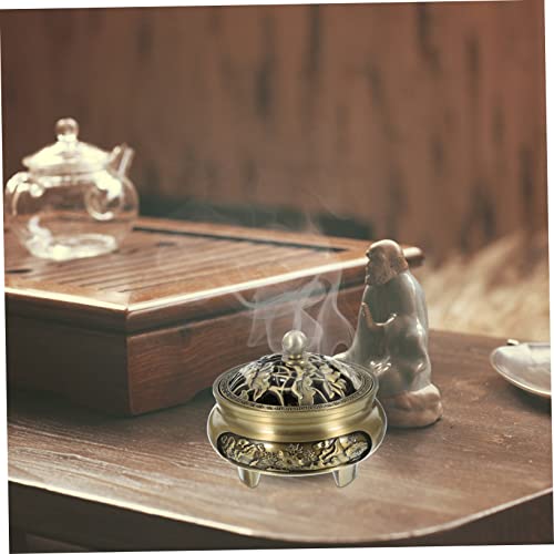 IMIKEYA Queimador De Incenso Decoração De Interiores Cone Suporte De Incenso Decoração De Metal Deco