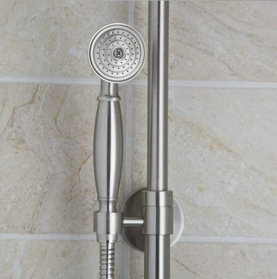 Pomme de douche précipitations 20,3 cm avec mitigeur mural complet - 4