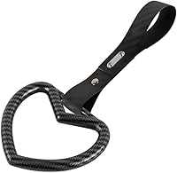 Vista 8 de Q1-TECH, JDM Tsurikawa - Anillo japonés para metro, tren, autobús, mango de coche, lindo mango en forma de corazón, correa de mano, anillos