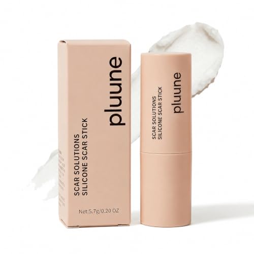 Pluune Scar Stick Suitable for Old Scars Acne Marks and Stretch Marks Formula Infused with Centella Asiatica Extracts and Vitamin E Soothes Repairs and Forms Protective (1PCS)