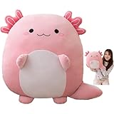 16 Inch Plush Axolotl Stuffed Animal - Pink Axolotl Plushies Hugging Pillow - Anime Gift for Kids and Lovers