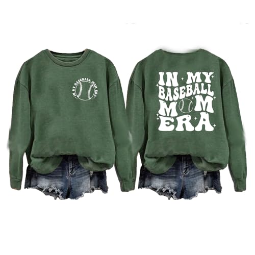 SameeFloral In My Baseball Mom Era Tank In My Baseball Mom Era Shirt Baseball Mom Shirt Baseball Shirts Baseball Lover Funny Shirt Baseball Mom Gift Green